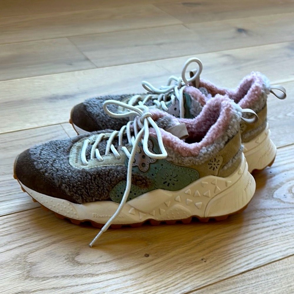 Flower Mountain Kotetsu Suede Sneakers